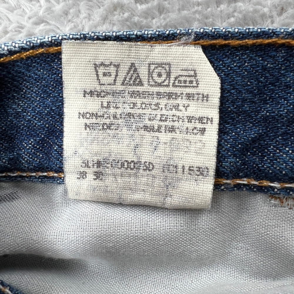VTG‎ VF Jeanswear Mens Straight Leg Blue Denim Jeans Cotton 38x30 87635RG Medium - Picture 5 of 10
